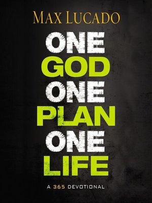 cover image of One God, One Plan, One Life